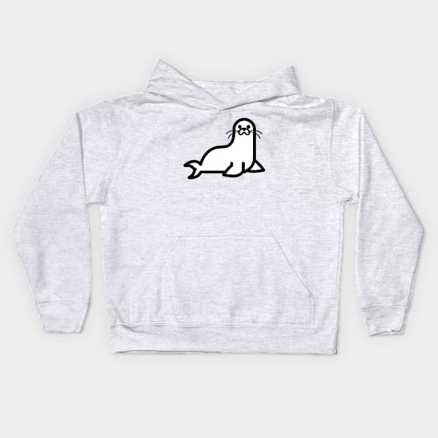 Happy Seal Kids Hoodie by AustralianMate